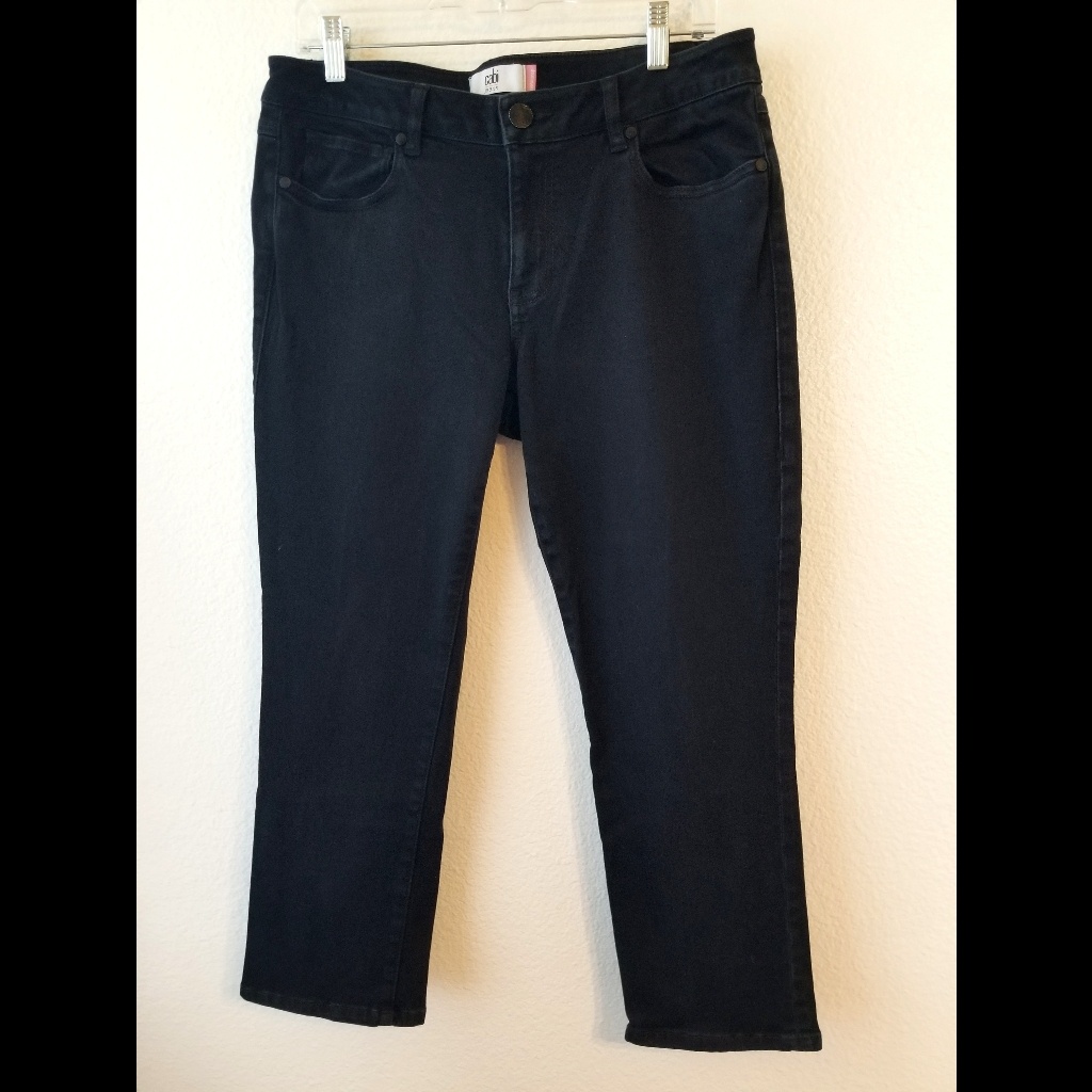 Cabi New Crop Black Jeans Size 12